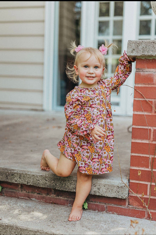 Baby/ Toddler Floral Long Sleeve Dress